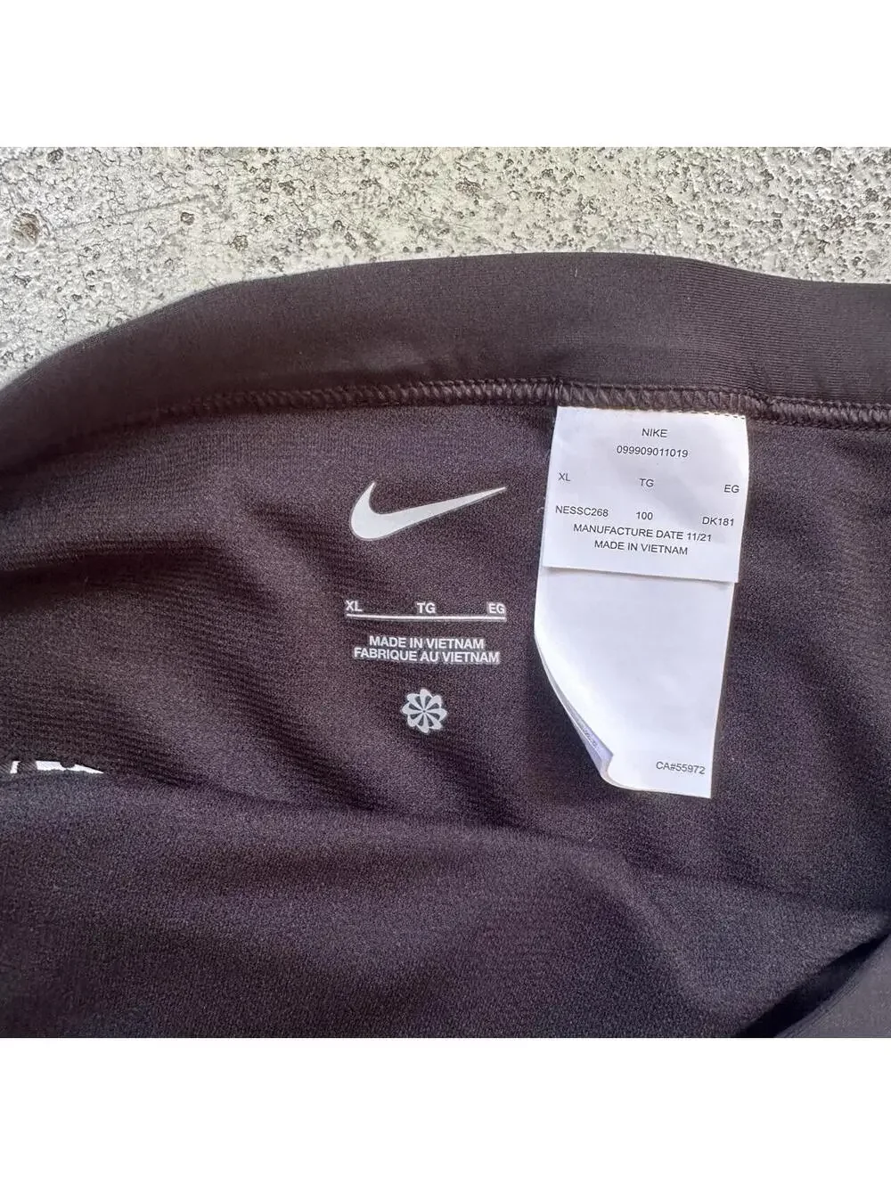Nike High Cut Bikini Bottoms w/ Removable Zipper Pocket